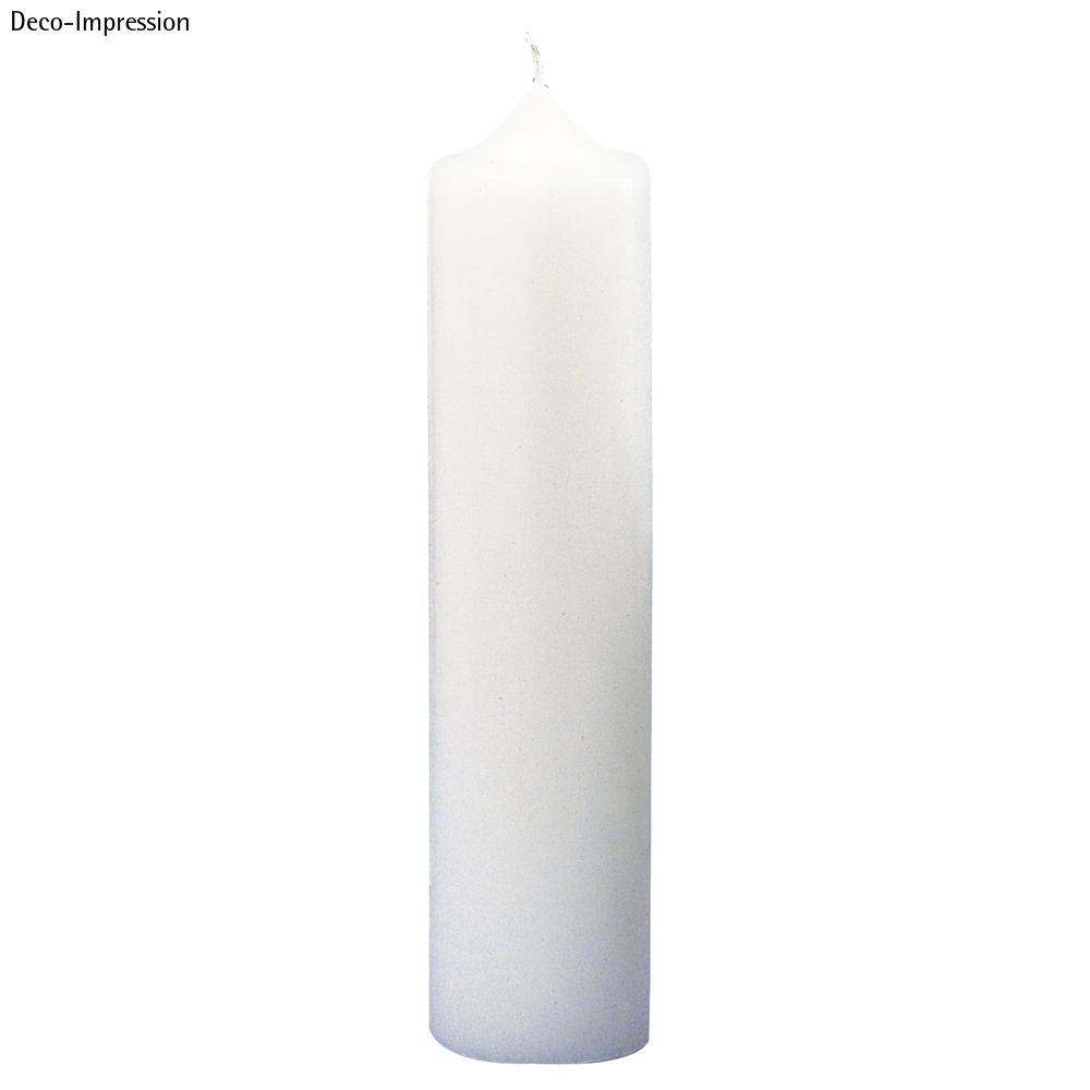 Moule à bougies en plexiglas "pointe clochette" - Rond - 20 x 6 cm - 1 pièce