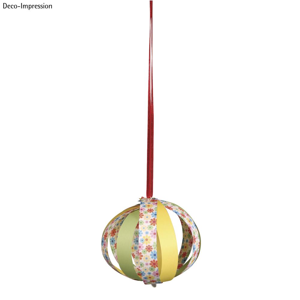 Bandes de papier - Rayher - FSC Mix Credit - "Flower Garden yellow" - Sct. 90 pièces