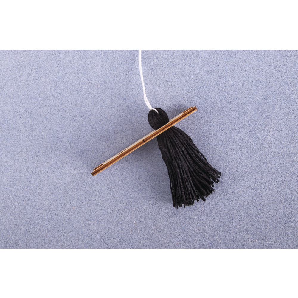 Outil pour faire des houppes - FSC Mix Cred - Nature - Tailles des houppes : 3,5 , 5 , 7 et  9 cm - Set 4 tailles