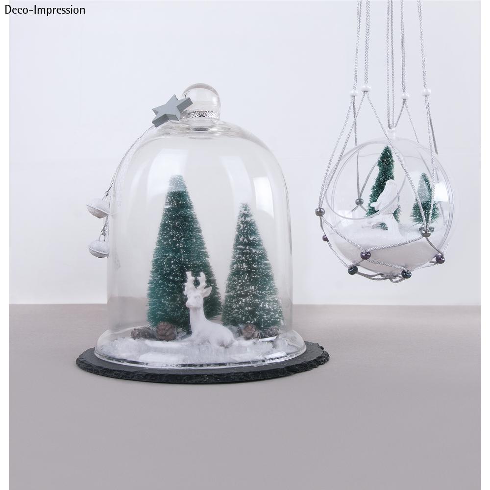 Sapin décoratif enneigé 15cm