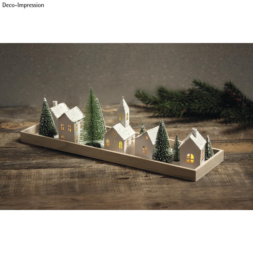 Sapin décoratif enneigé 5 cm