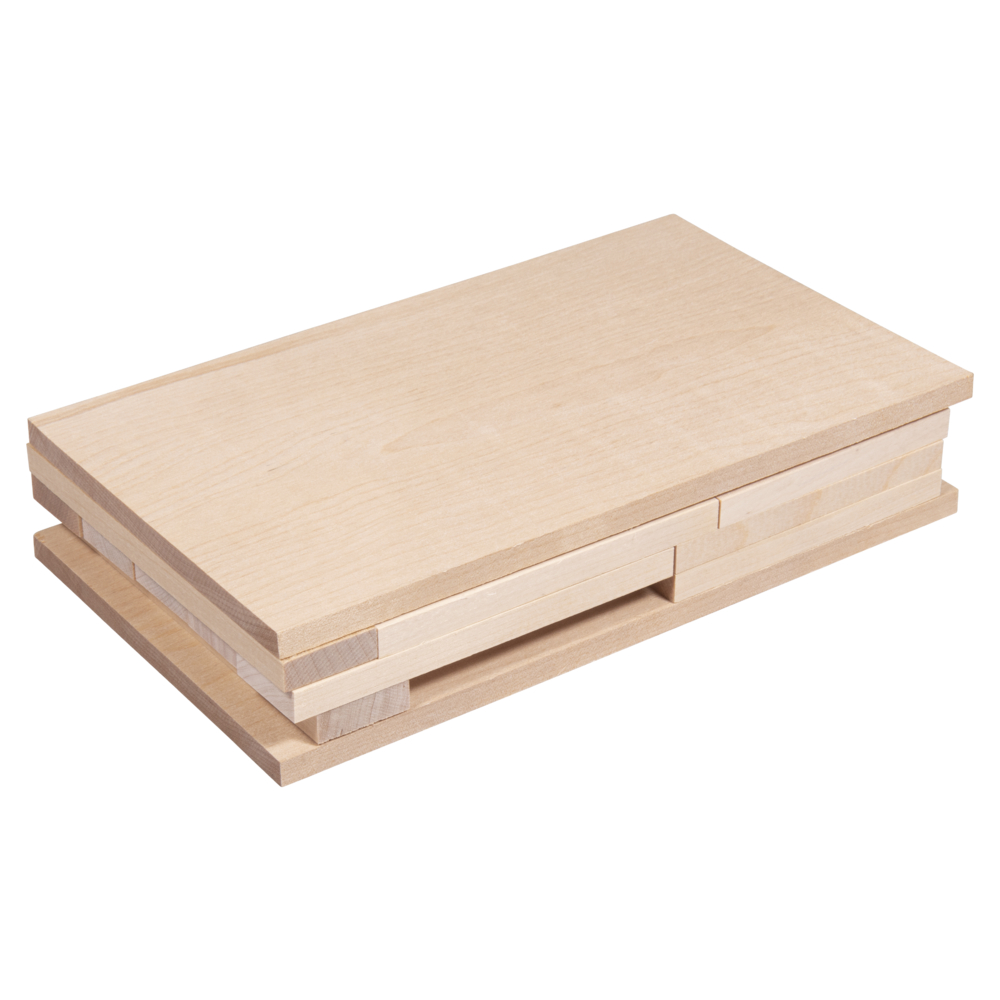 Kit Blocs + plaques en bois 30 pièces