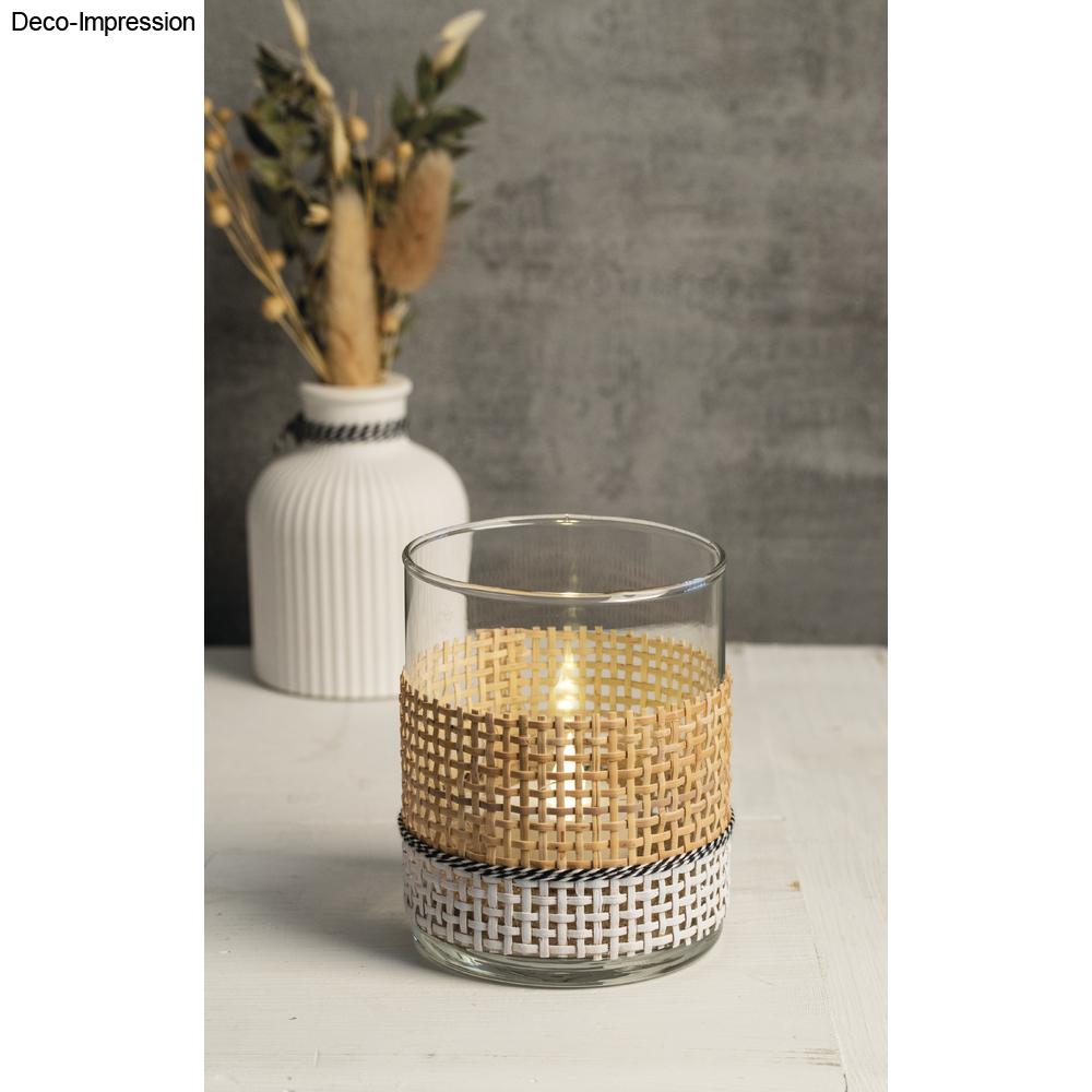 Rotin tressé, naturel, 35x60cm, rouleau 1pce, naturePlaques en bois 7,5-10,5 cm ø (copie)