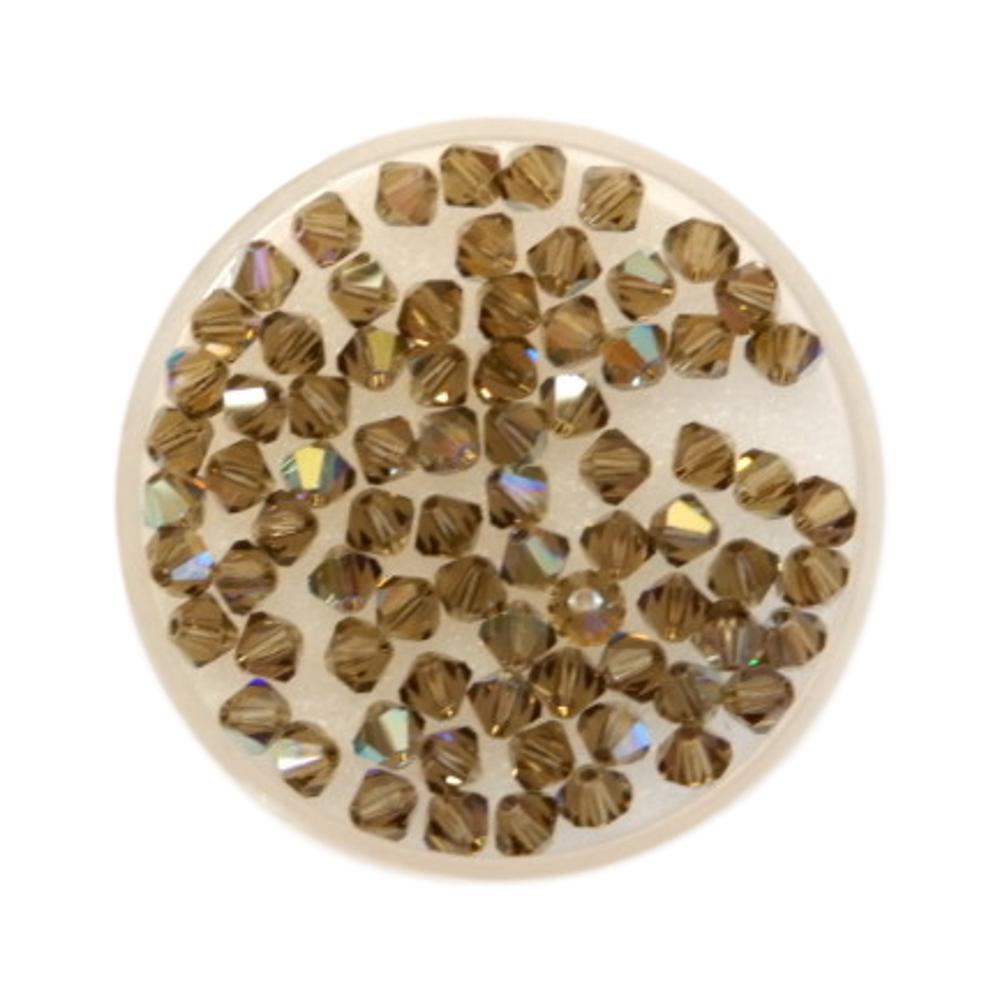 Toupie 4 mm Smoky Quartz AB