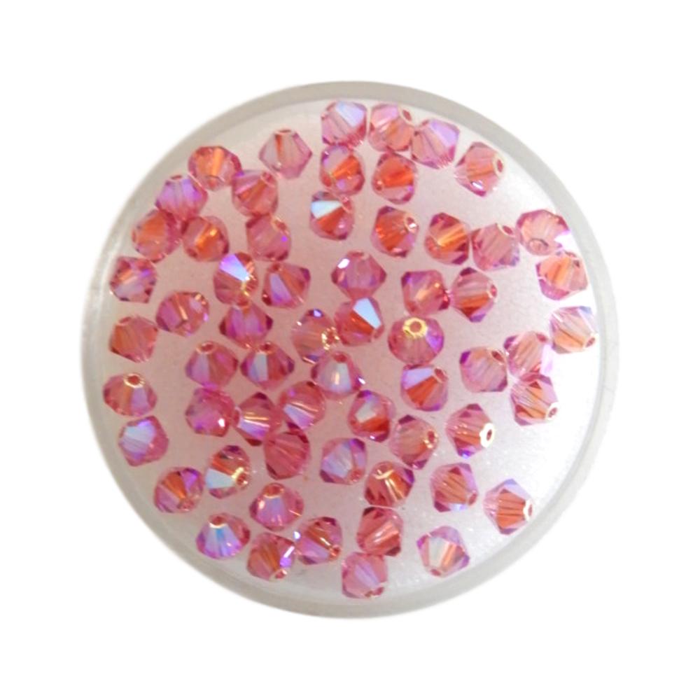 Toupie 4 mm Rose AB 2x