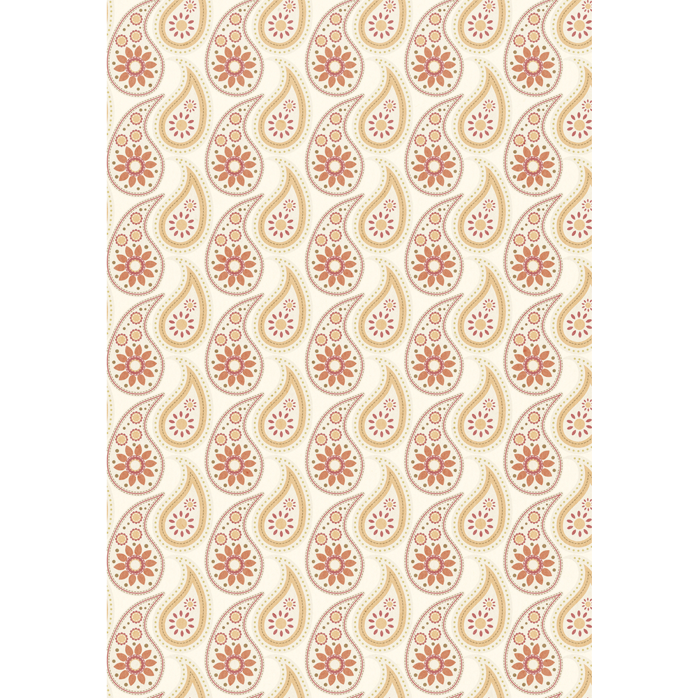 Déco Mâché Orange Pasisley