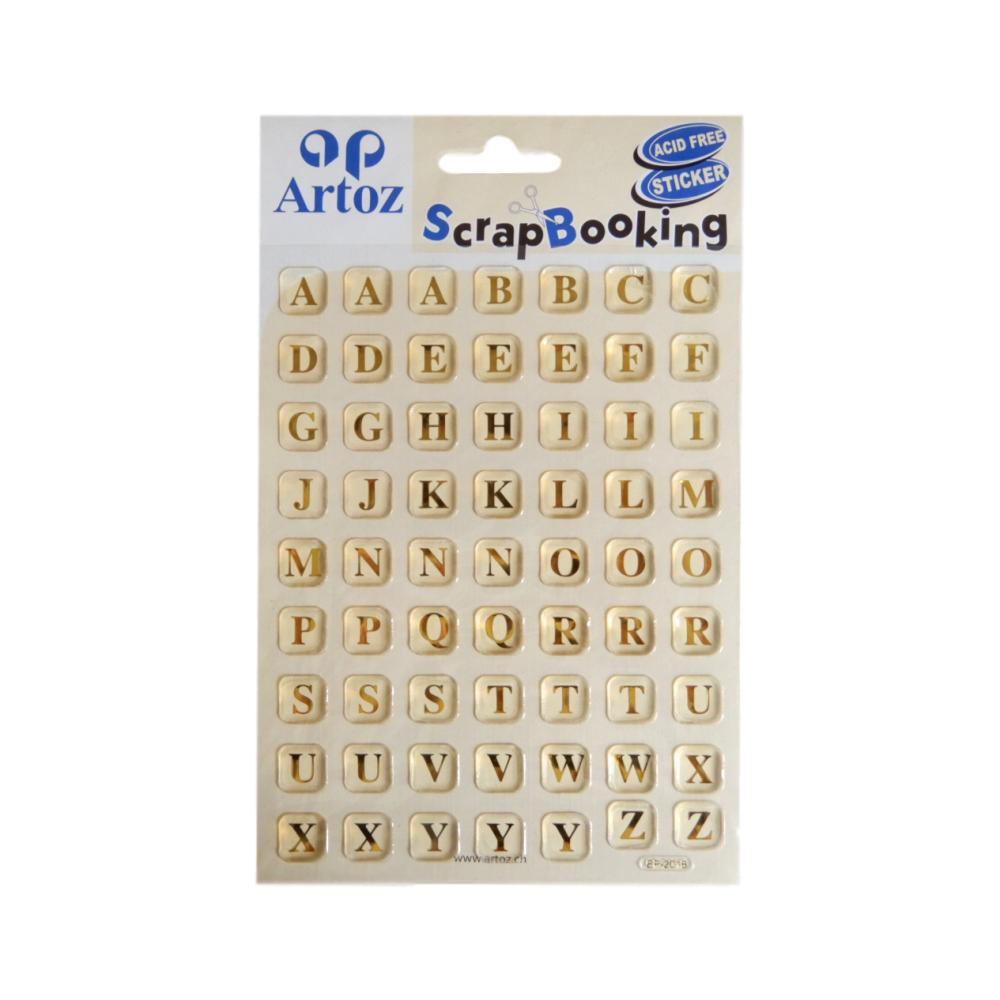 Bulles autocollantes Alphabet