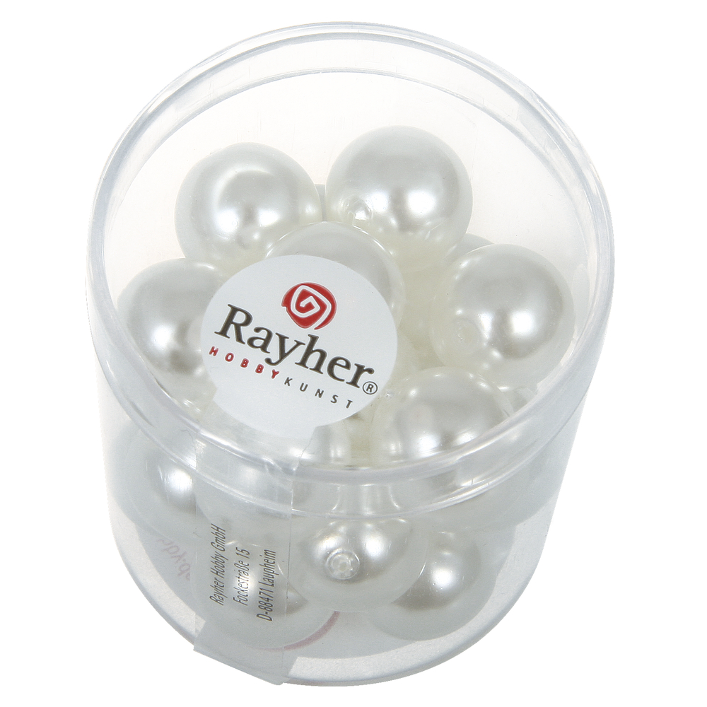 Boule Renaissance 12 mm Blanc neige