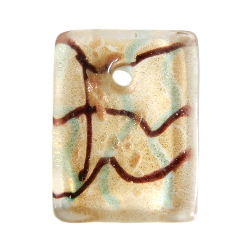 Rectangle en verre 35 mm