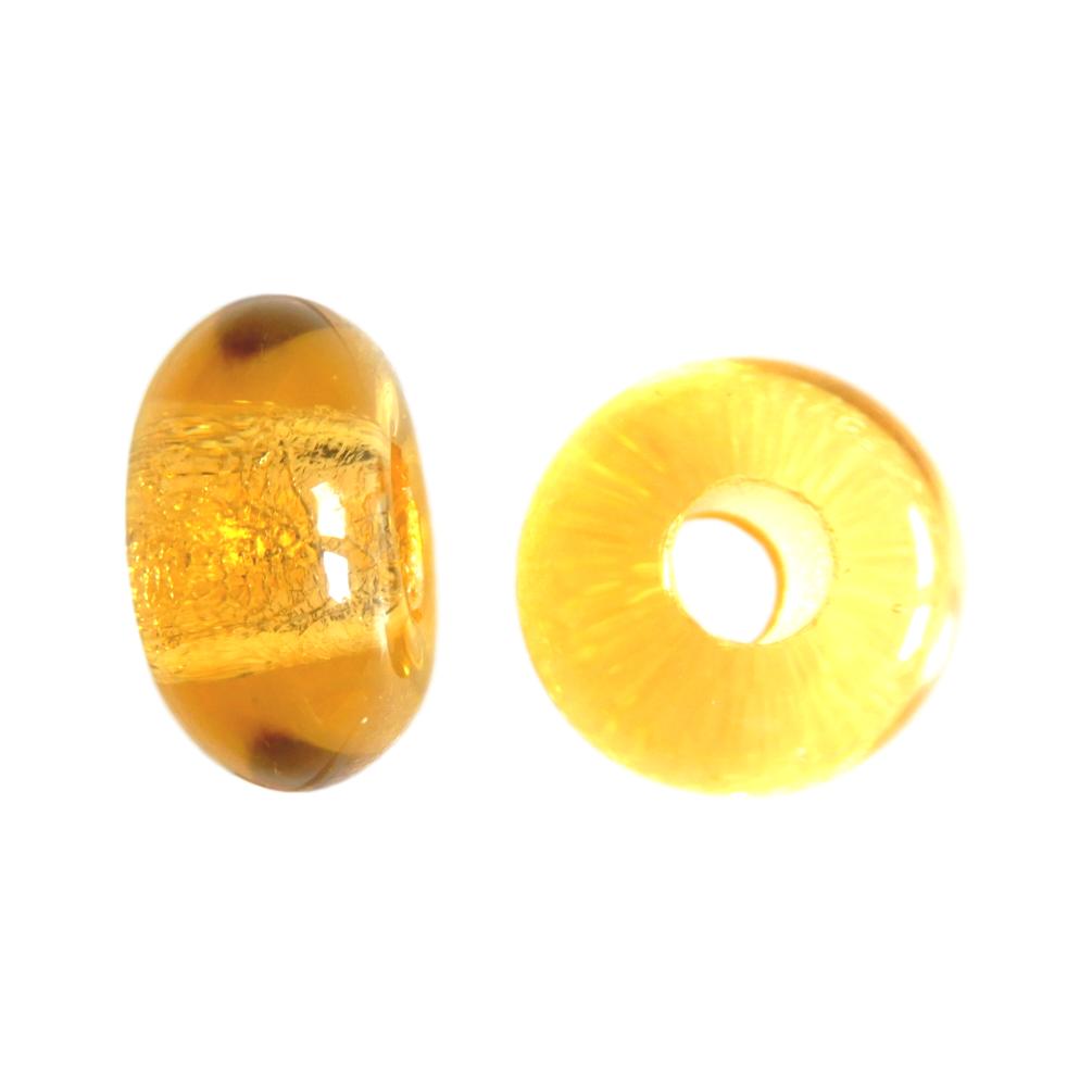 Rondelle 16 mm Ambre