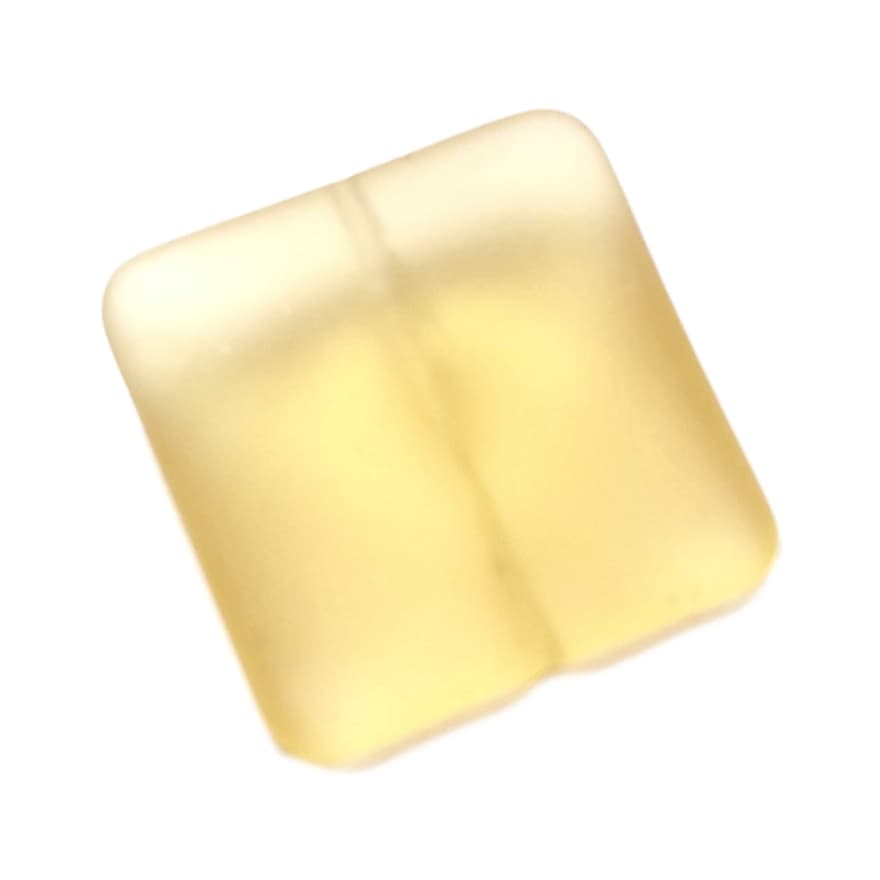 Carré 20 mm Jaune pâle