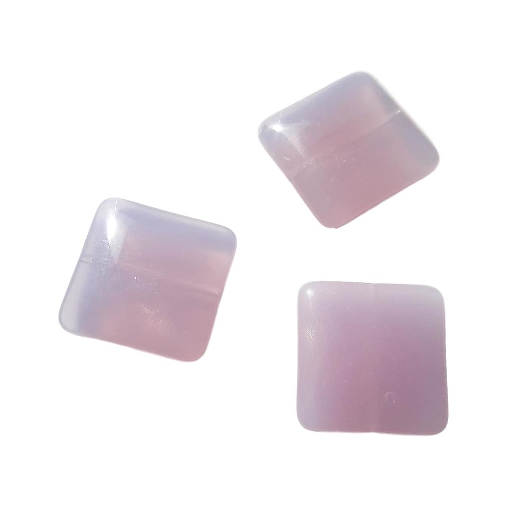 Carré 20 mm Opale mauve