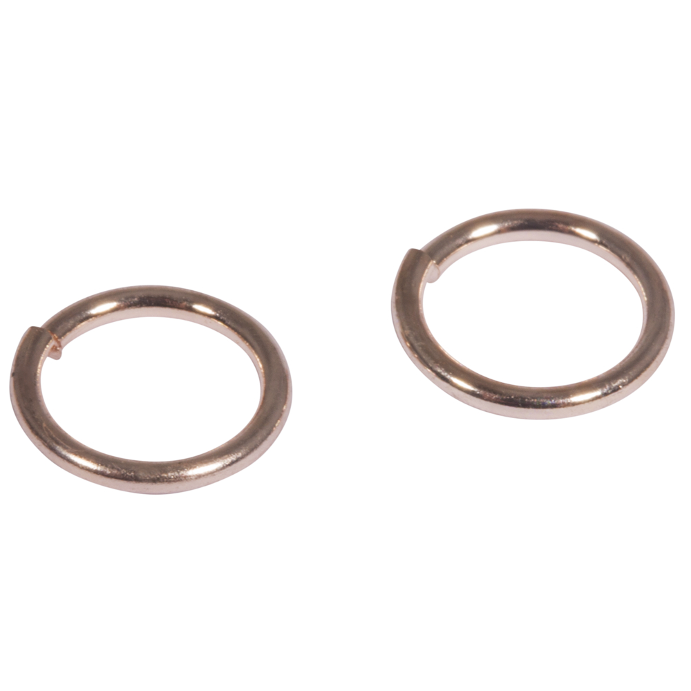 Anneau simple 7 mm Or rose