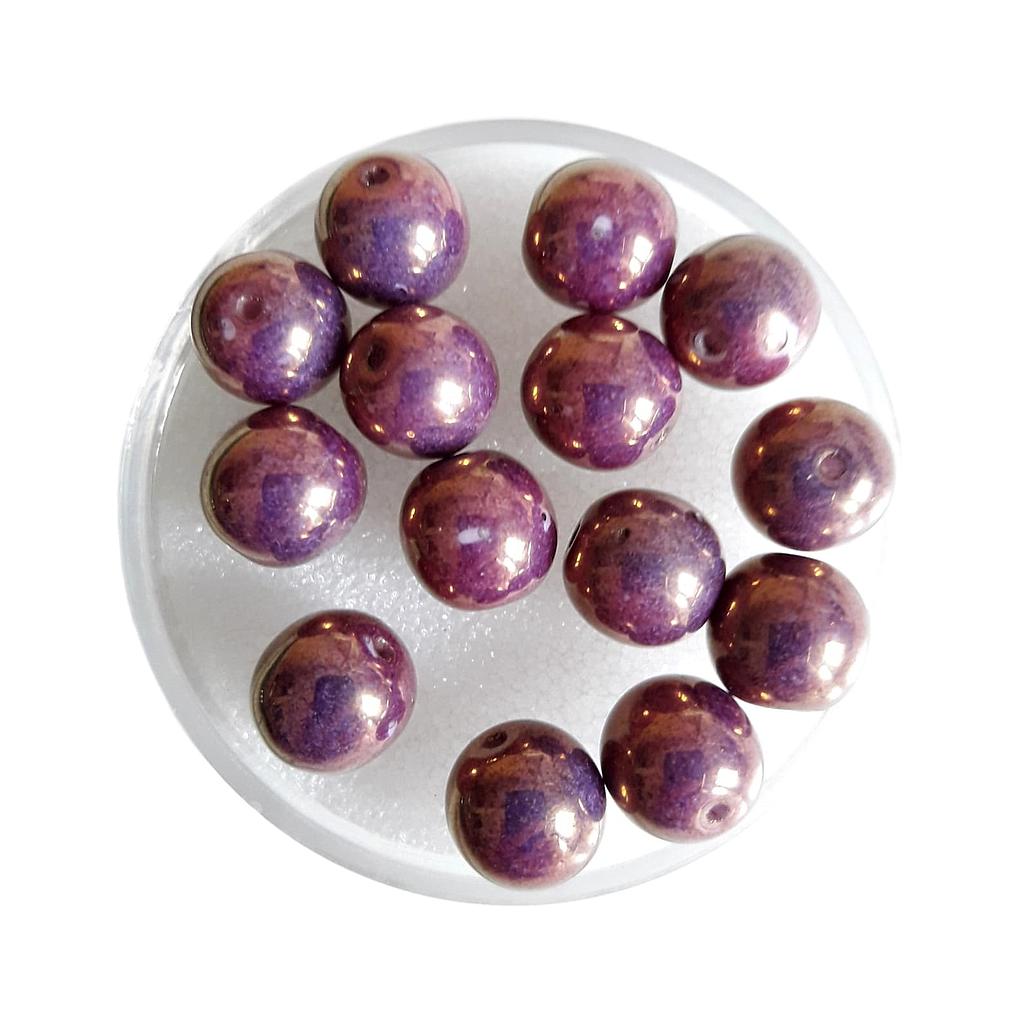 Boule 8 mm Rose mauve