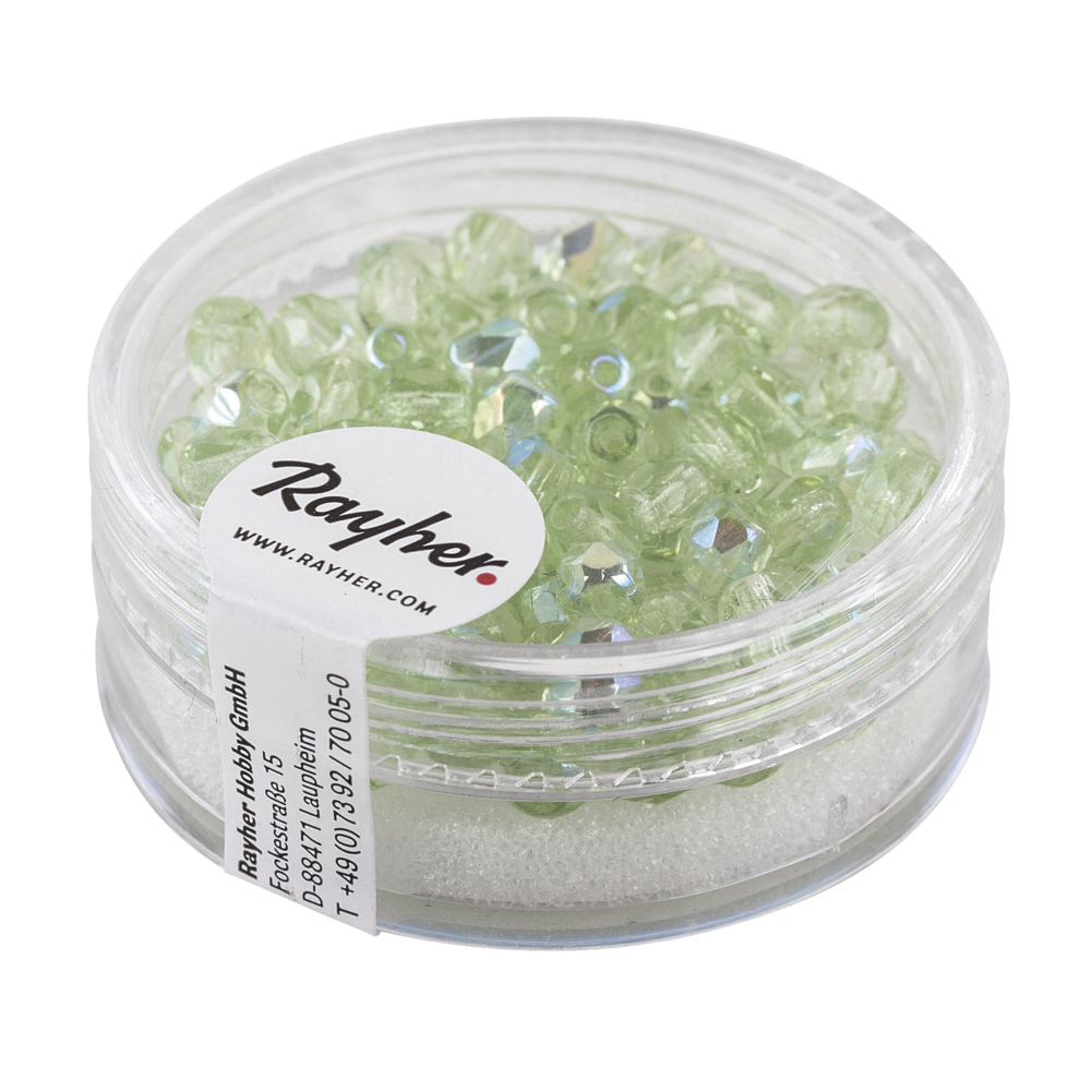 Perle facettée 4 mm Jaspe