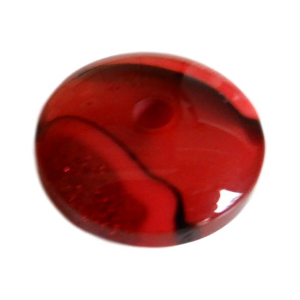 Rondelle 20 mm Pailleté bicolore