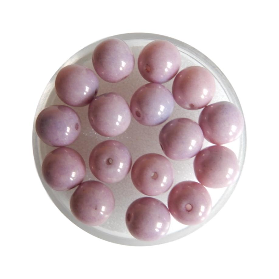Boule 8 mm Rose mauve