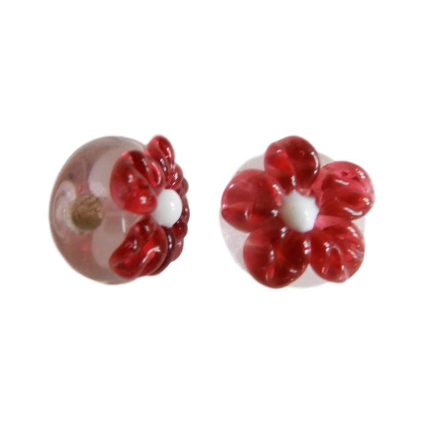 Fleur 10 mm Fuchsia et rose