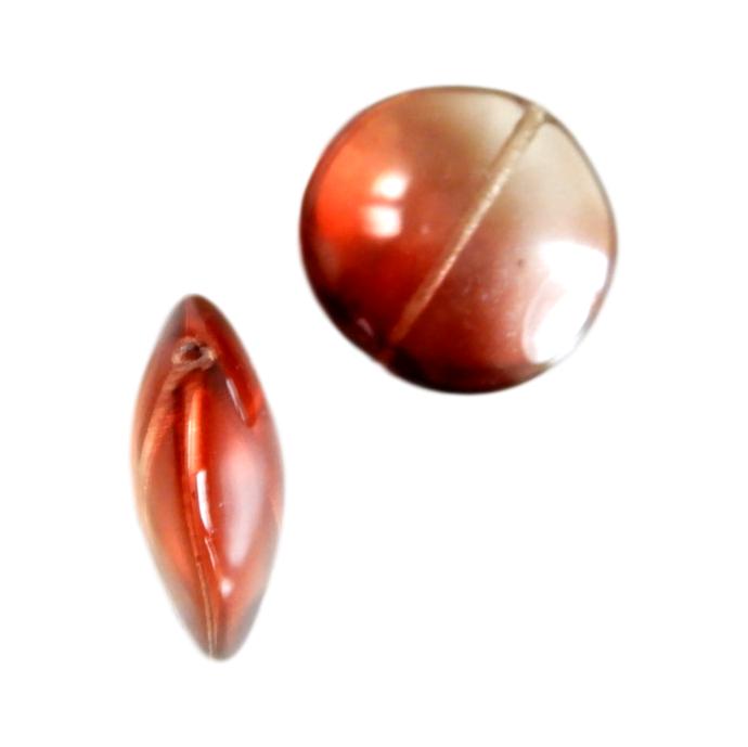 Rond plat 20 mm Rose orange