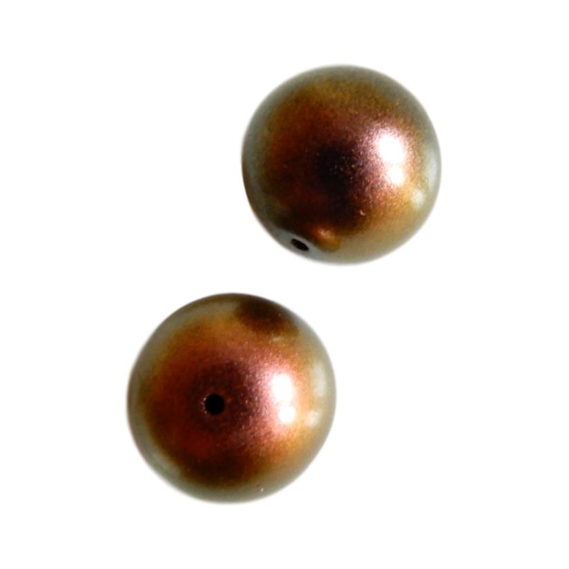 Boule 16 mm Rose métallisé