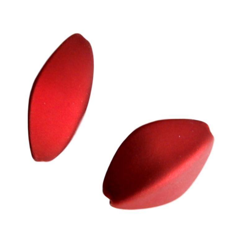Noyau 24 mm Satin rouge