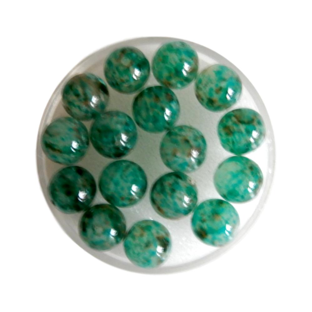 Boule 8 mm Menthe moucheté