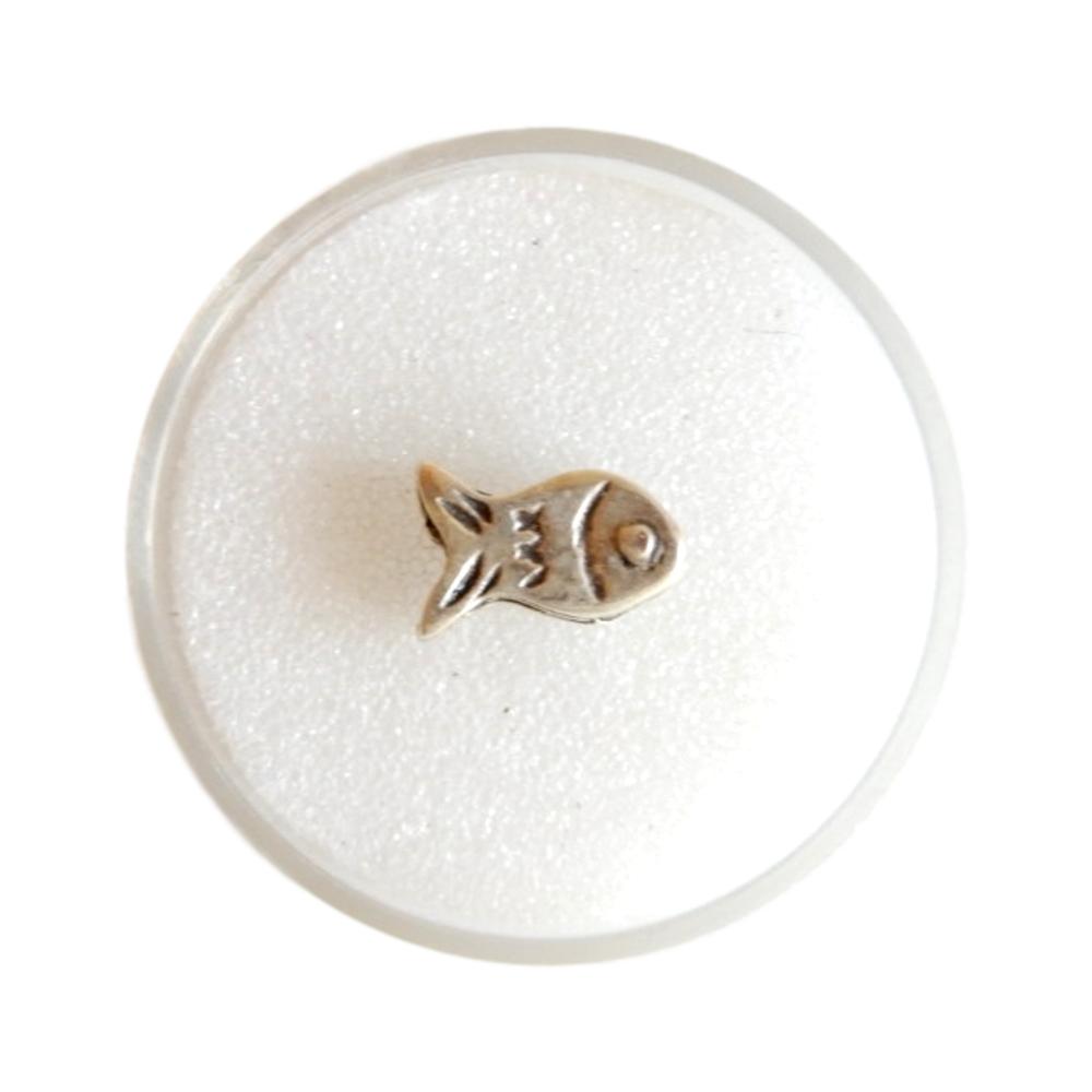 Poisson 14 mm Vieil argent