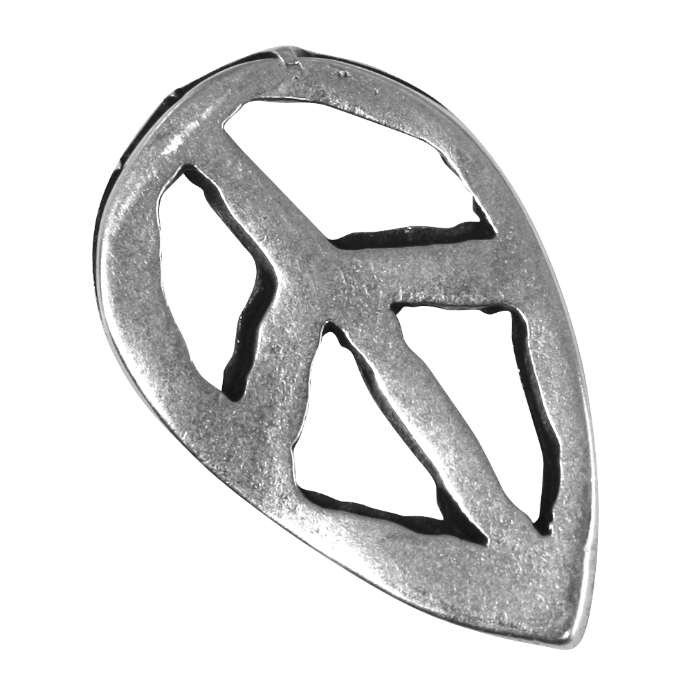 Ornement en métal Feuille 18 mm