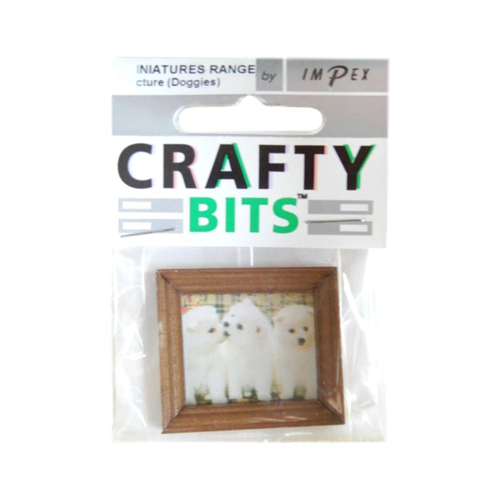 Miniature Cadre avec chiots