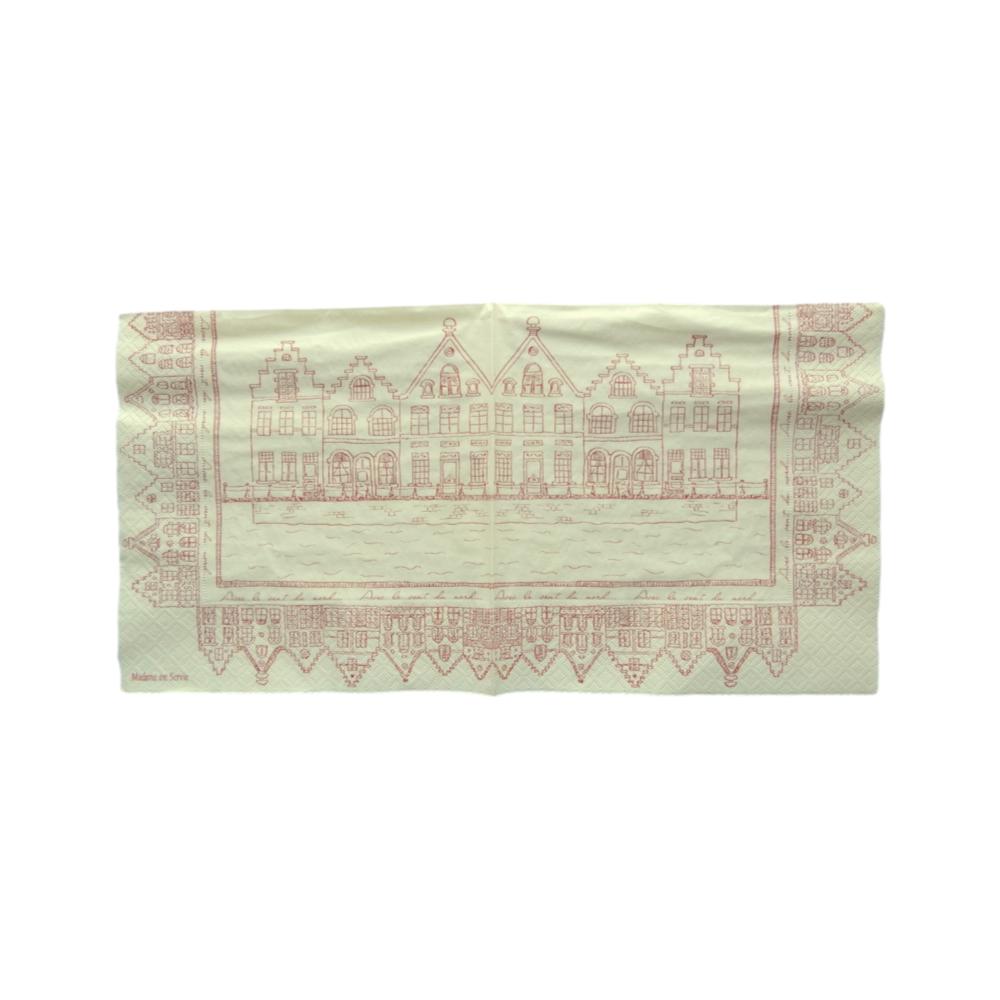 Serviette en papier Avec le vent du nord