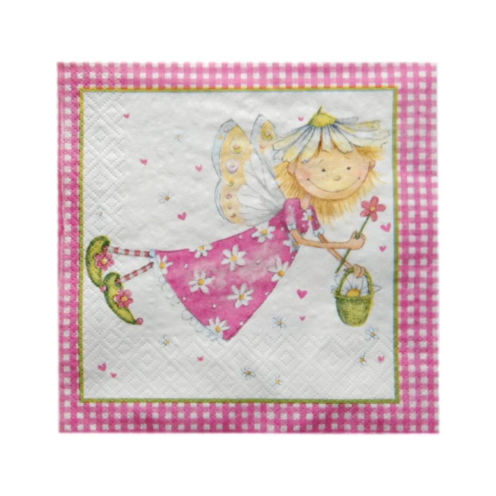 Serviette en papier Fée