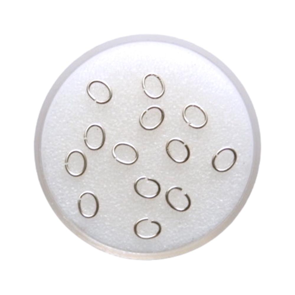 Anneau simple 4 mm Rhodium