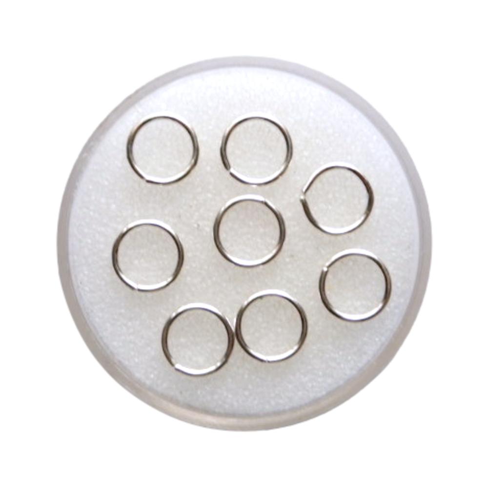 Anneau simple 8 mm Argenté