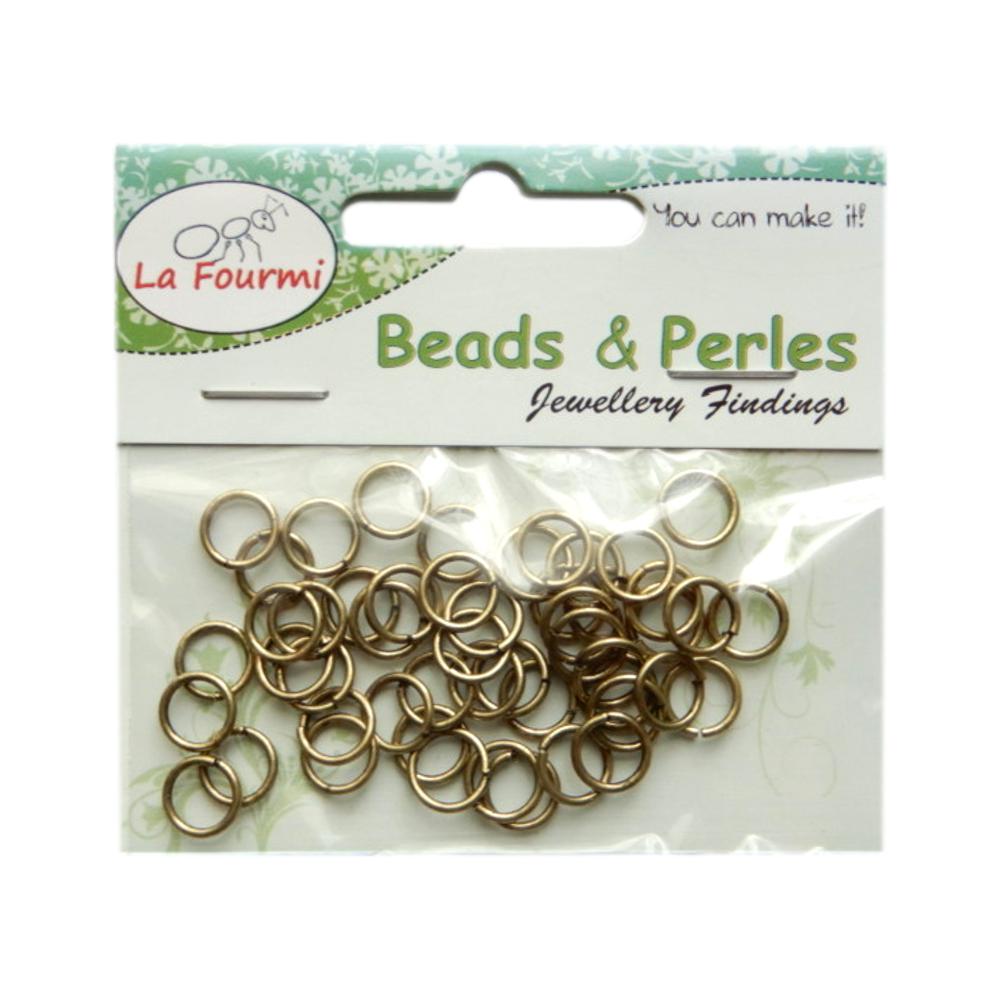 Anneau simple 8 mm Bronze