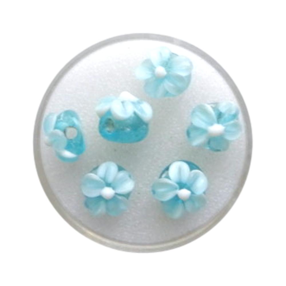 Fleur 10 mm Turquoise