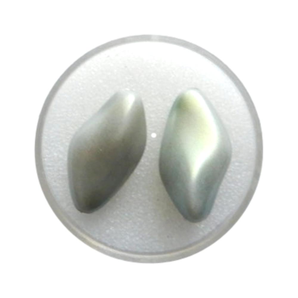 Ovale twist 23 mm Vert gris