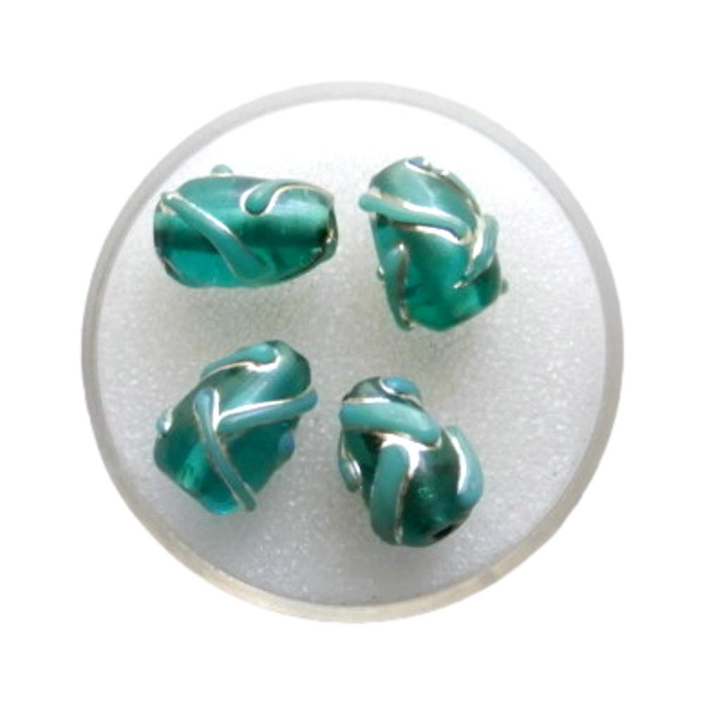 Larme 13 mm Vert canard