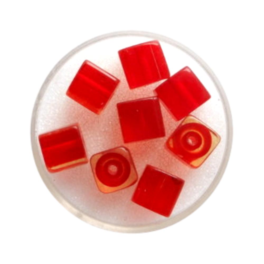 Cube 8 mm Rouge