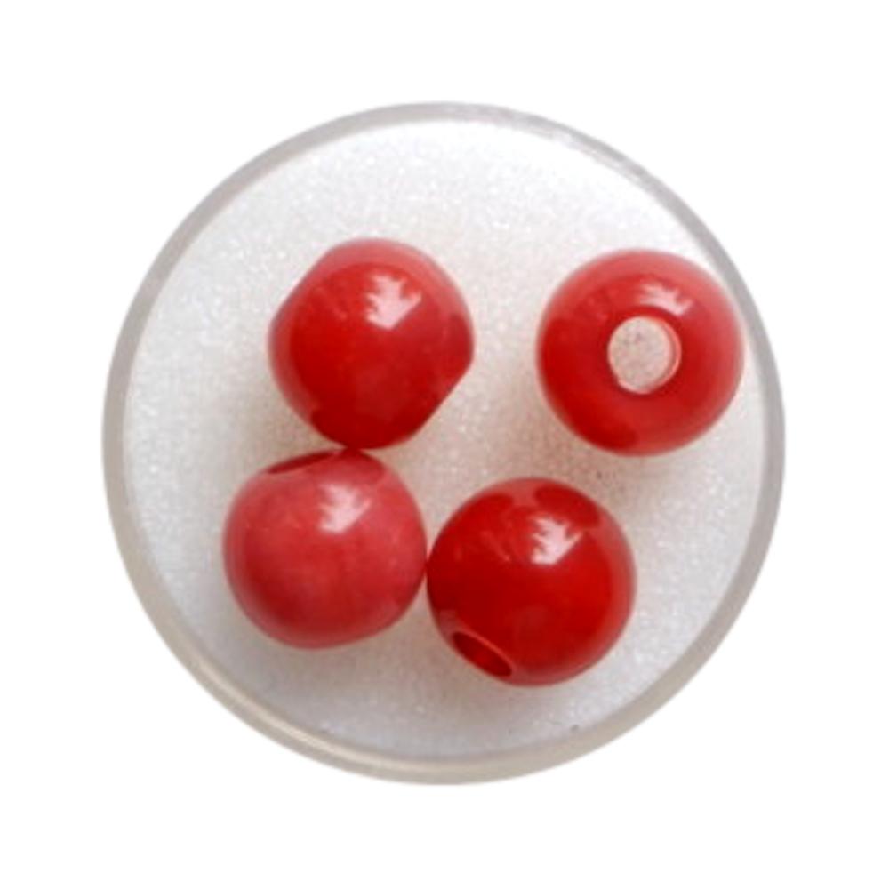Boule 12 mm Rouge