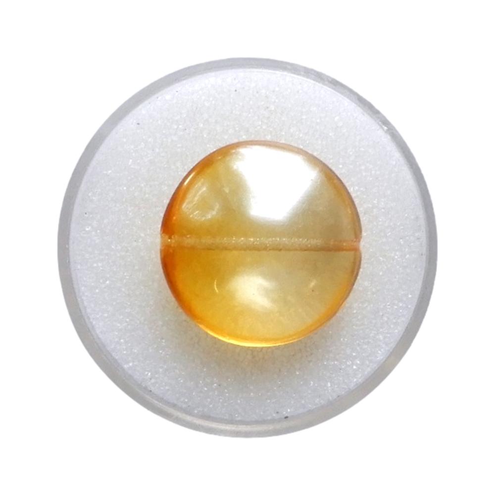 Rond plat 20 mm Jaune orange