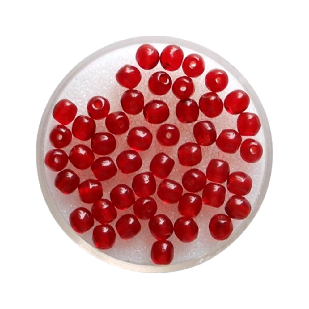 Boule 4 mm Rouge
