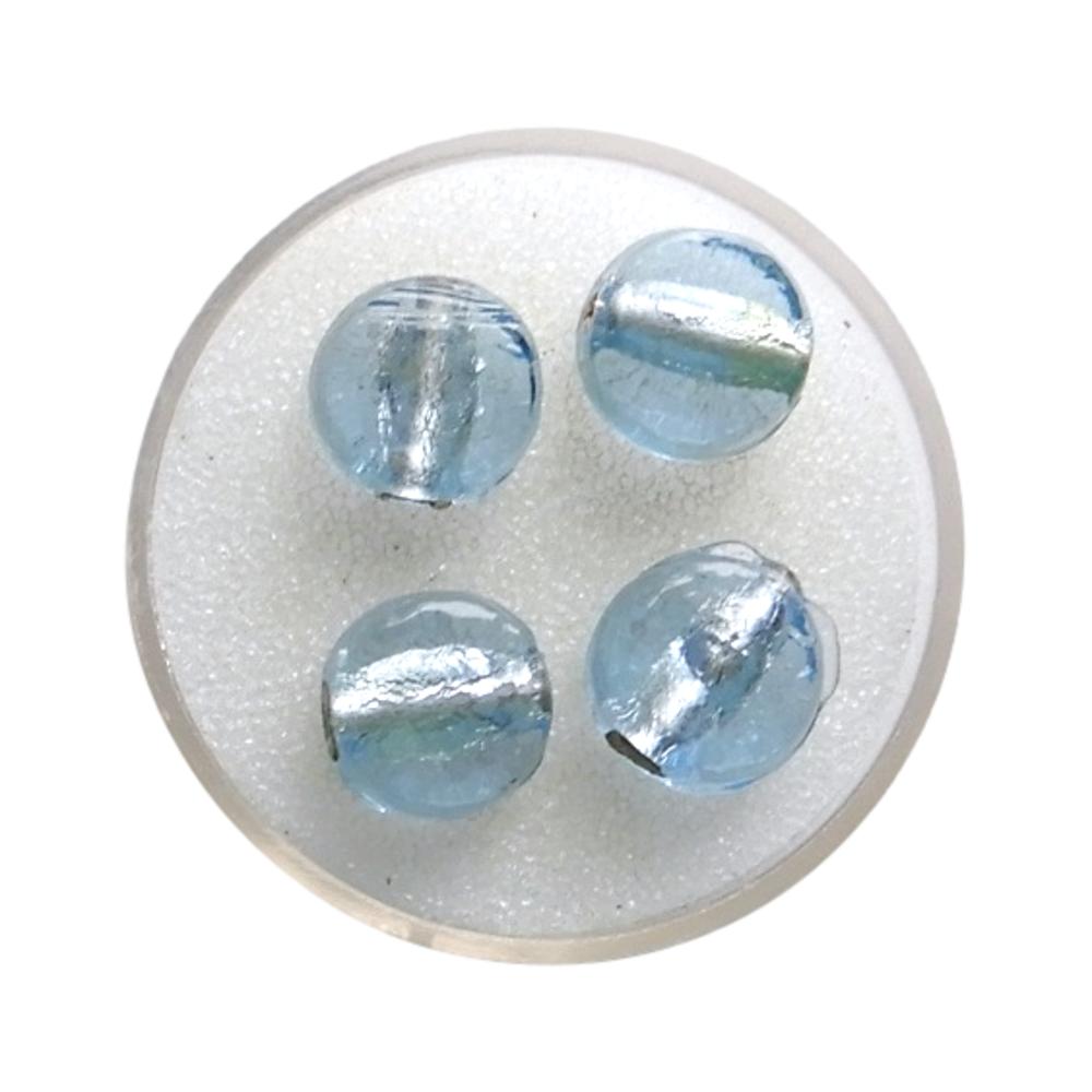 Rond plat 10 mm Bleu clair
