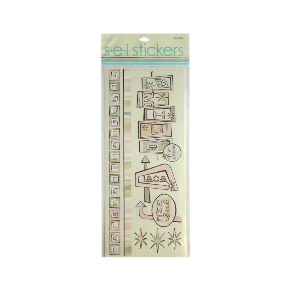 Eléments autocollants Groovy Gal