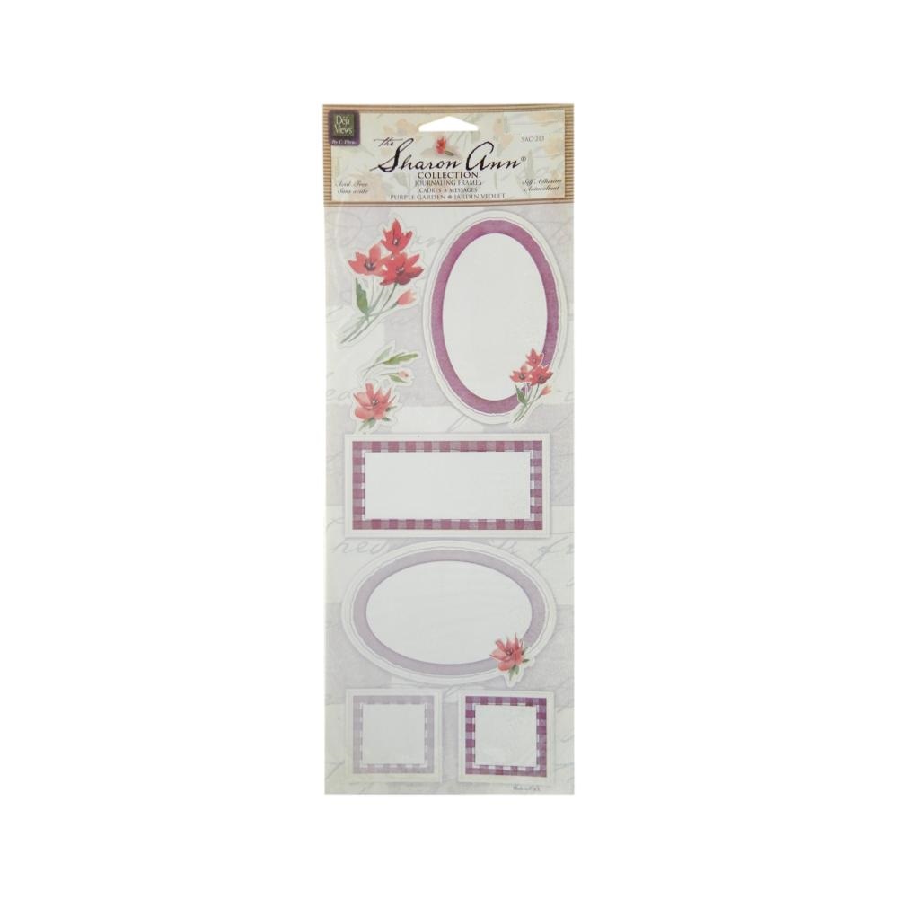 Cadres à messages Jardin violet