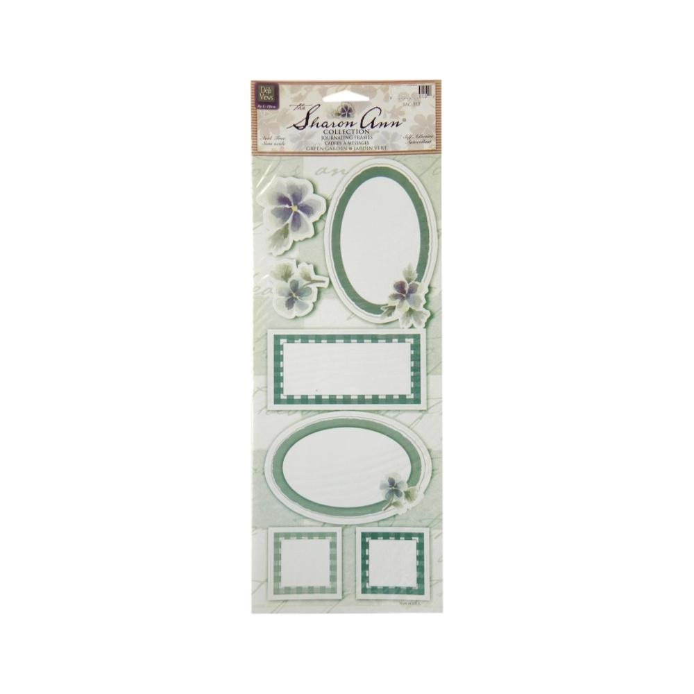 Cadres à messages Jardin vert