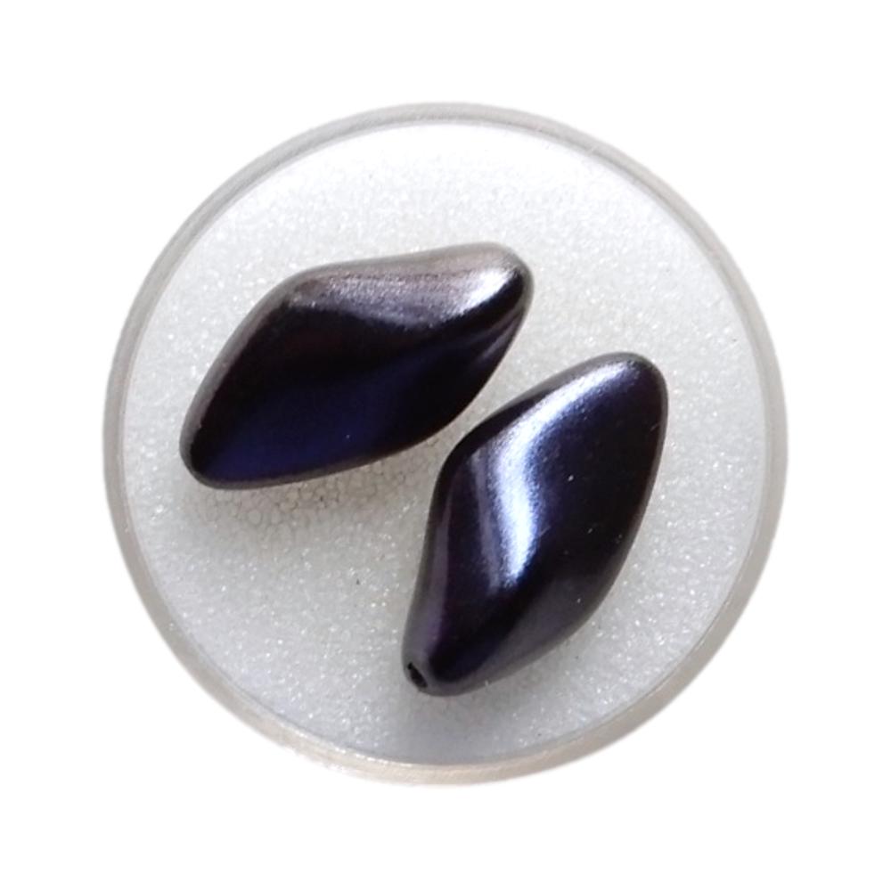 Ovale twist 23 mm Bleu foncé