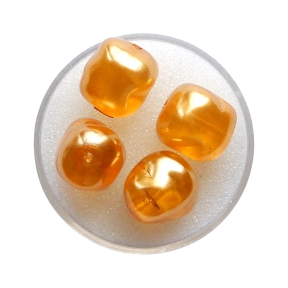 Cube 13 mm Orange lustré