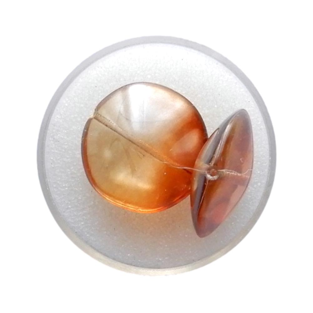 Rond plat 20 mm Brun orange