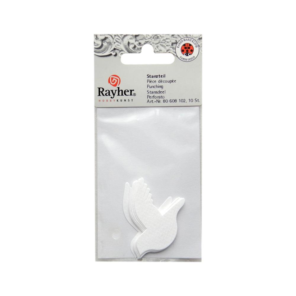 Pièce découpée Colombe