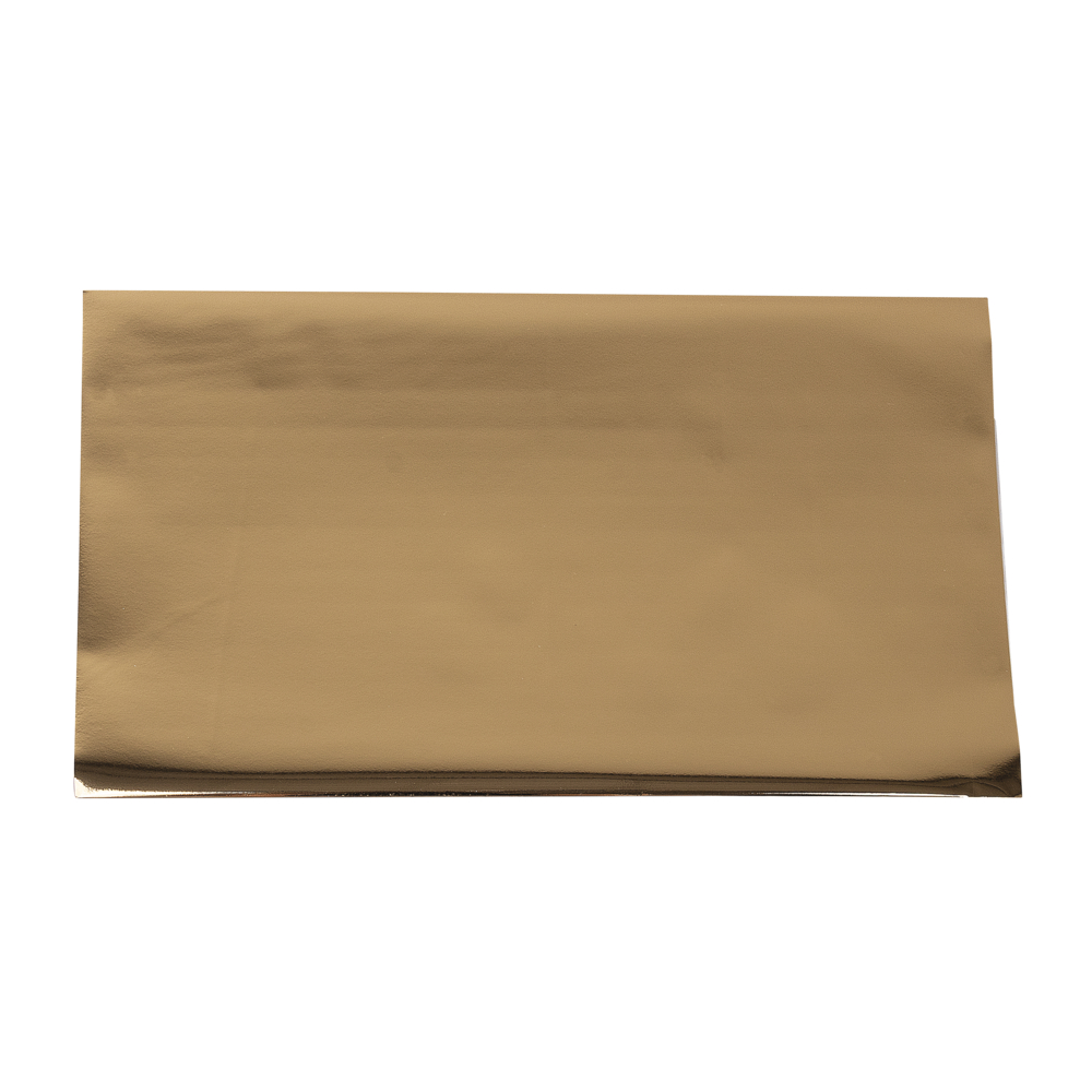 Feuille à effet miroir or